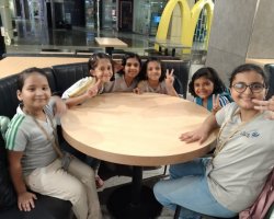 Std III Field Trip 2023-24 to Snow WOrld with 12D experience and McDonald's kitchen visit at R City mall